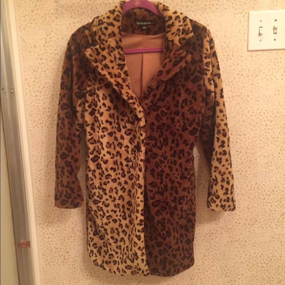 Two Tone Cheetah Coat